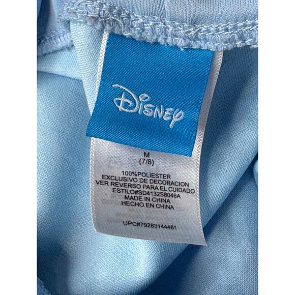 Disney Lilo & Stitch Blue Shirt Sleeve Dress 7-8 Princess Cosplay Fantasy Casual - Picture 6 of 9